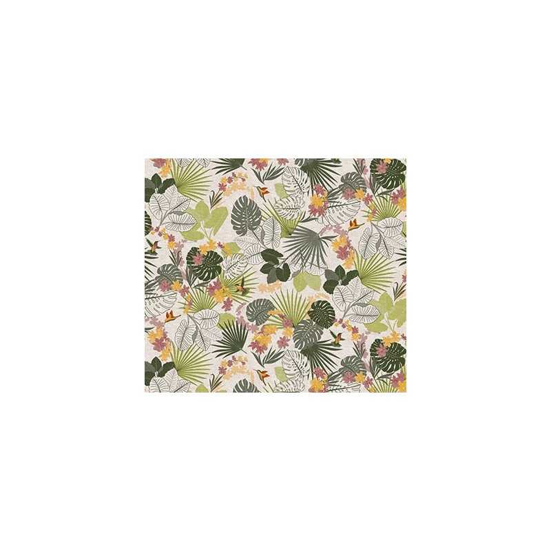 Protège table fleurs florale - nappe toile cirée épaisse mousse pvc